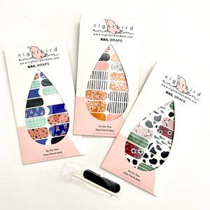Floral Nail Wrap Bundle- 3 designs